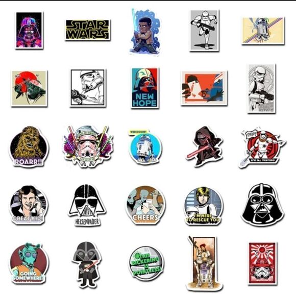 Star Wars Assorted Stickers- 100 - Picture 6 of 7